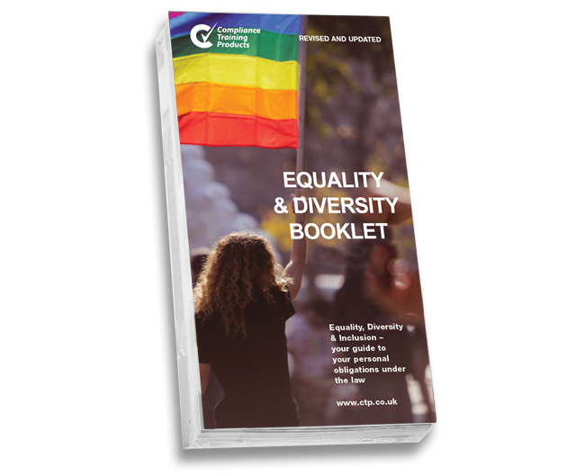 Product image showing equality and diversity booklets