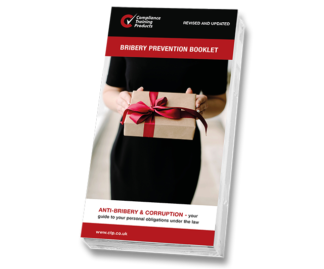 Product image showing bribery prevention booklets