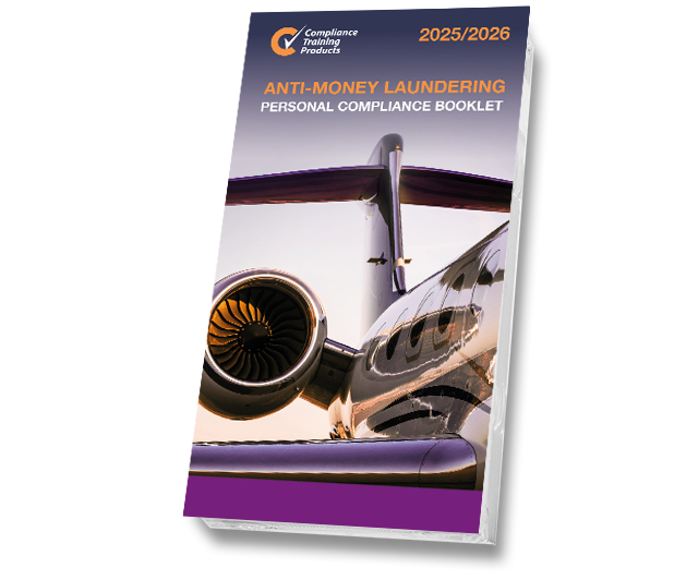 Product image showing anti-money laundering booklets